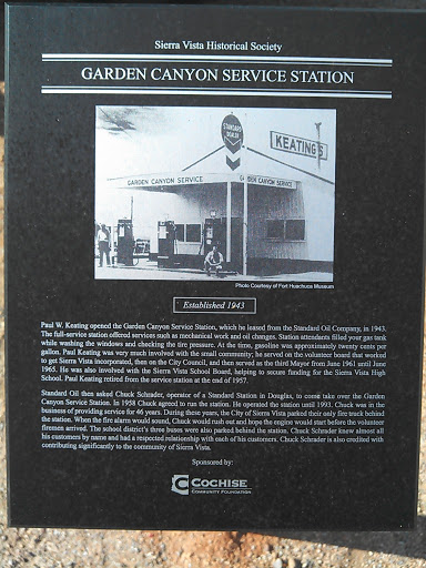 Garden Canyon Service Station