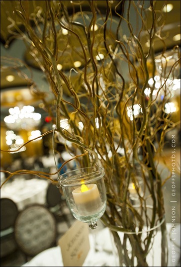 hanging candle centerpieces