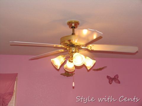 Jeny S Ideas 2 Ceiling Fan Make Over With Tutorial Rustoleum Oil Rubbed Bronze Spray Paint Builder Grade Ceiling Fan