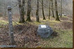 Señalización dolmen Ithé 1