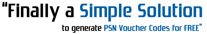 SimpleSolution Playstation Store Code Generator