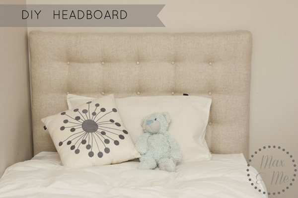 Max's Bed makeover HEADBOARD
