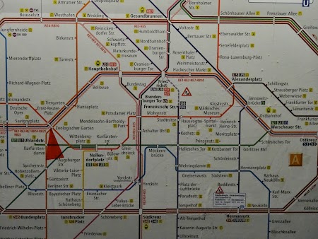 Harta metro Berlin