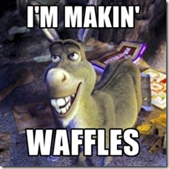donkey waffles
