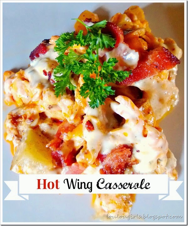 Hot Wing Chicken Casserole