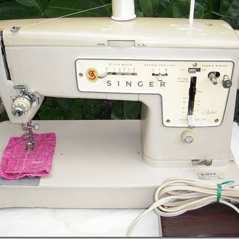 Gráfico cómo enhebrar máquina de coser Singer mod. 457