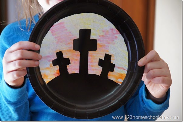 Crosses of Calvary craft for Easter Crosses of Calvary craft for Easter