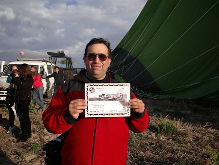 39. Diploma pentru zbor cu balonul in Cappadocia.JPG