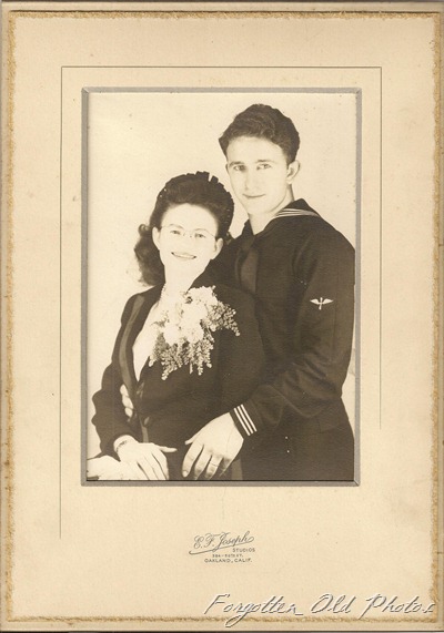 Wedding Sailor and Bride California D L Antiques