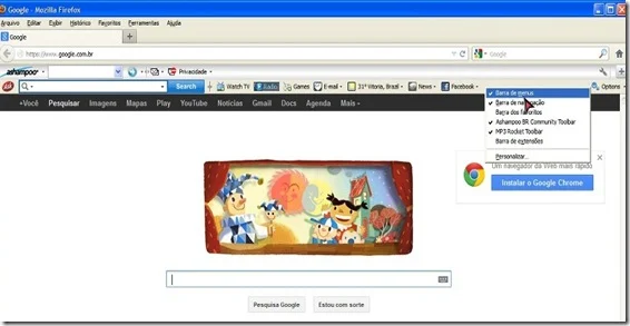 Imagem-barra-de-menusGoogle - Mozilla Firefox