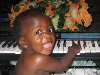 Bébé Euridice à Kinshasa, 8/01/2011.