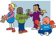 Cartoon-children-playing-music