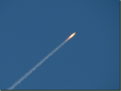 rocket launch off of Wabasso Causeway