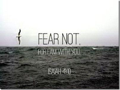 scripture about being afraid