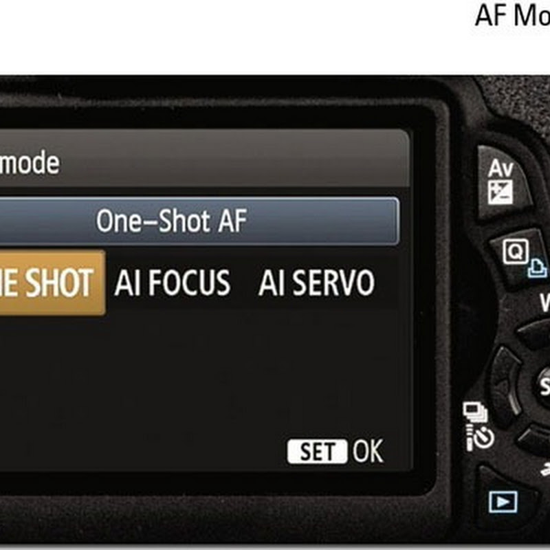 How To Change The AutoFocus Settings In Canon Rebel T3 - 1100D