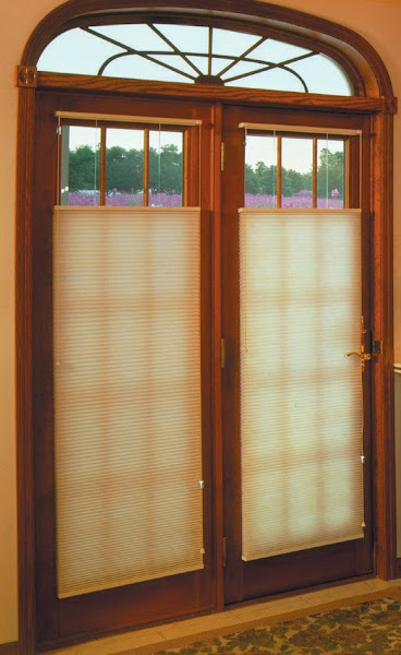 French Doors Cellular Shades French Door Window Treatments
