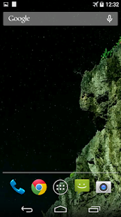 Night Sky 3D. Video Wallpaper.