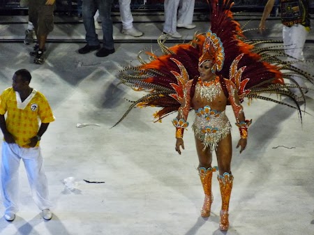 Carnavalul de la Rio:  Vedetele erau in general travestiti