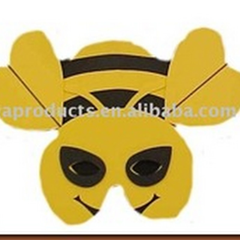Máscaras de abeja para imprimir
