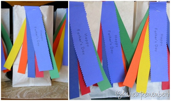 Father's Day rainbow gift bags