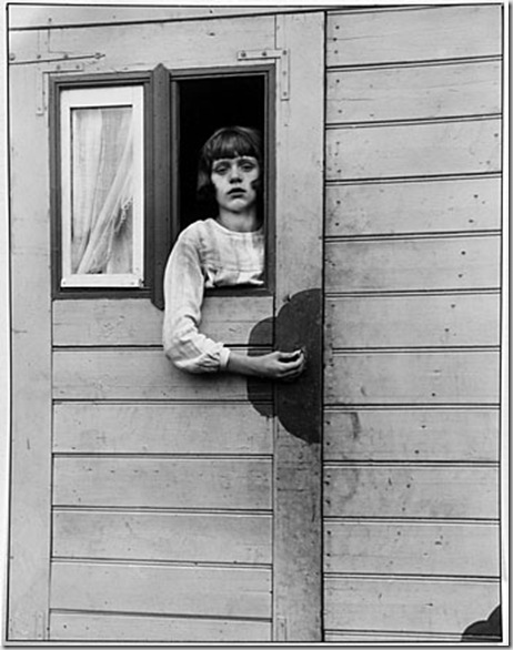 Girl in Fairground Caravan, 1926