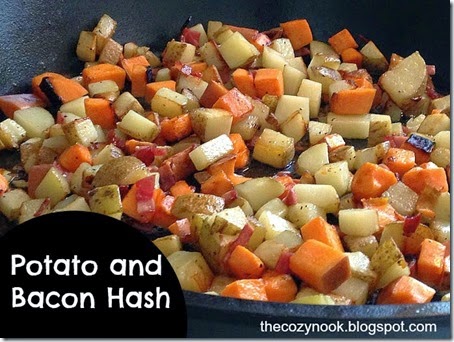 Potato and Bacon Hash - The Cozy Nook
