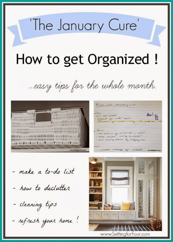 The January Cure  - Easy Tips to Get Organized!