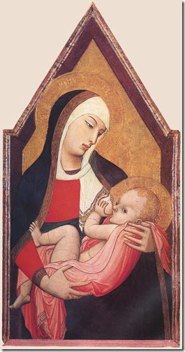 Madonna del Latte  - Ambrogio Lorenzetti - 1330