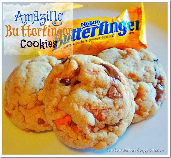 Amazing Butterfinger Cookies
