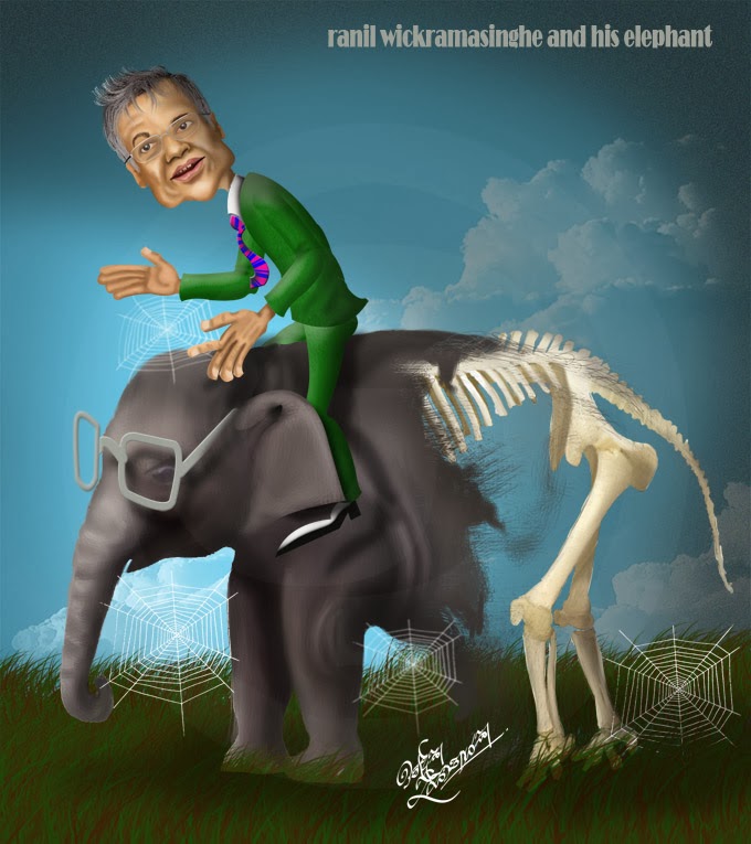 ranil+wickramasinghe+and+his+elephant.jpg