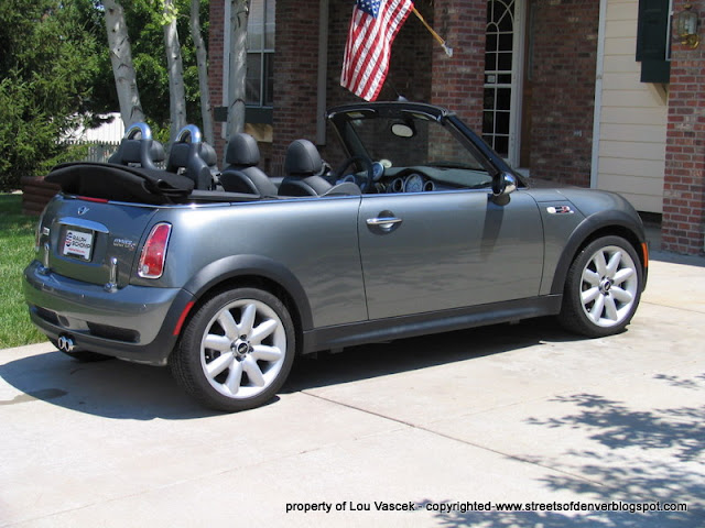 Streets Of Denver: Mini Cooper convertible- S model , supercharged