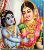 [mother Yashoda and Krishna]