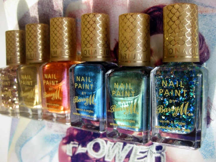 Barry M Aquarium Nail Polish Collection: review & swatches | Strawberry  Blonde