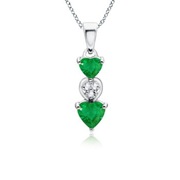 Heart-Emerald-and-Diamond-Dangling-Pendant-in-14K-White-Gold_SP0119E