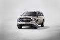 2015 Chevrolet Suburban in Champagne front from New York reveal