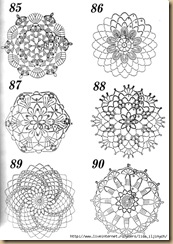crochet squares edges circles