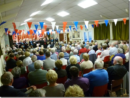 Diamond Jubilee Concert (Sat 2-6-12) - a capacity audience listen to The Grove Singers