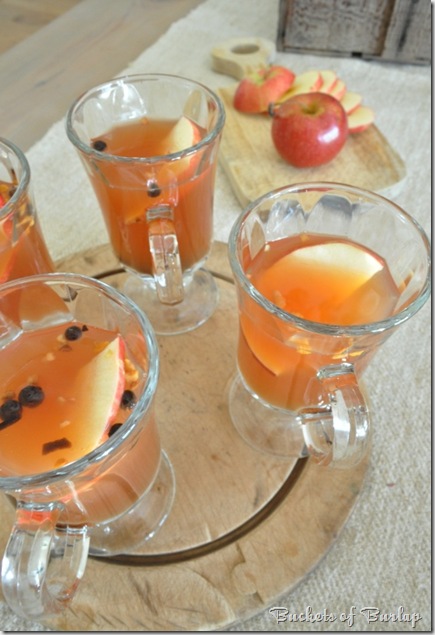 fall dining-hot apple cider