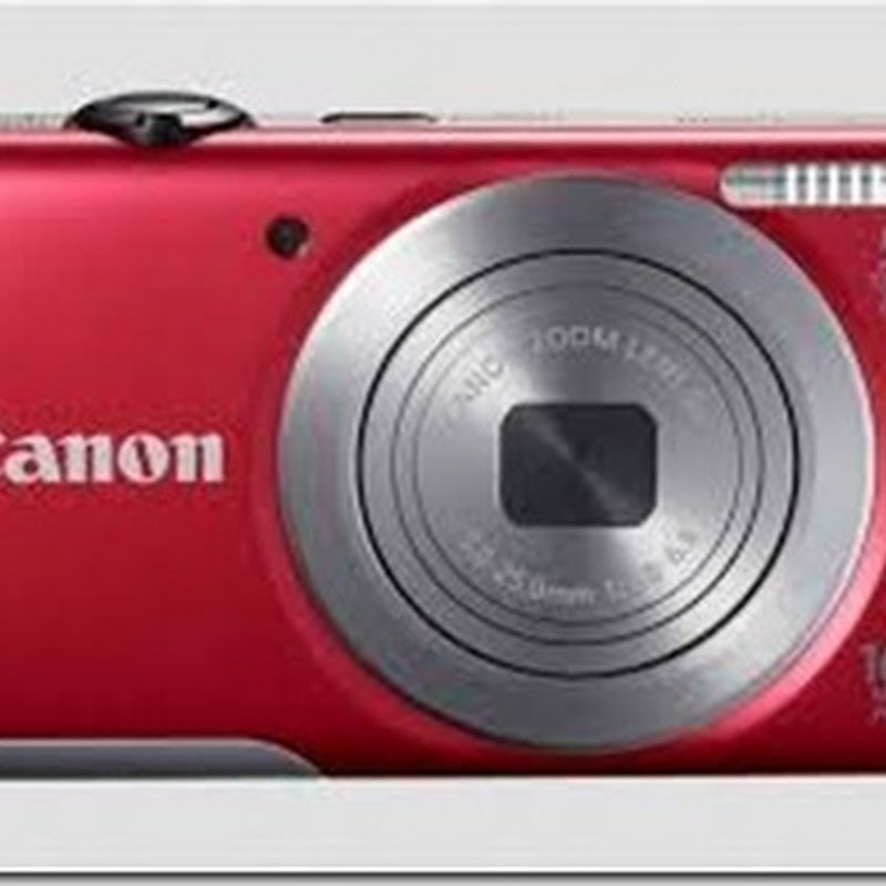 Canon PowerShot A2500 16MP Digital Camera with 2.7-Inch LCD (Red