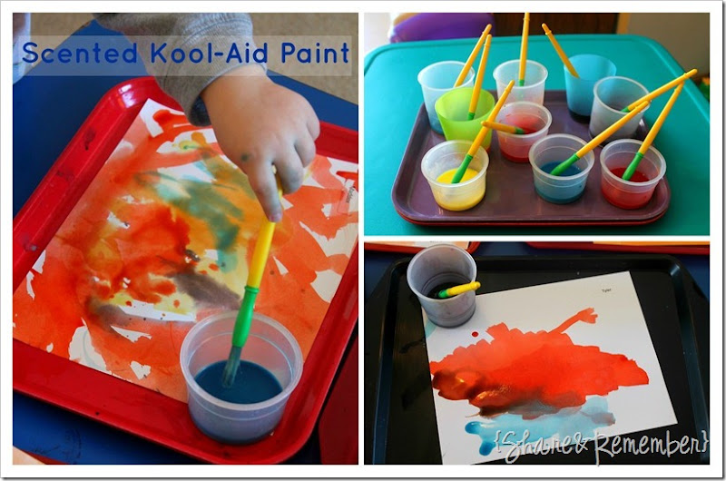 Scented Paint Kool-Aid Paint Preschool Scented Paint