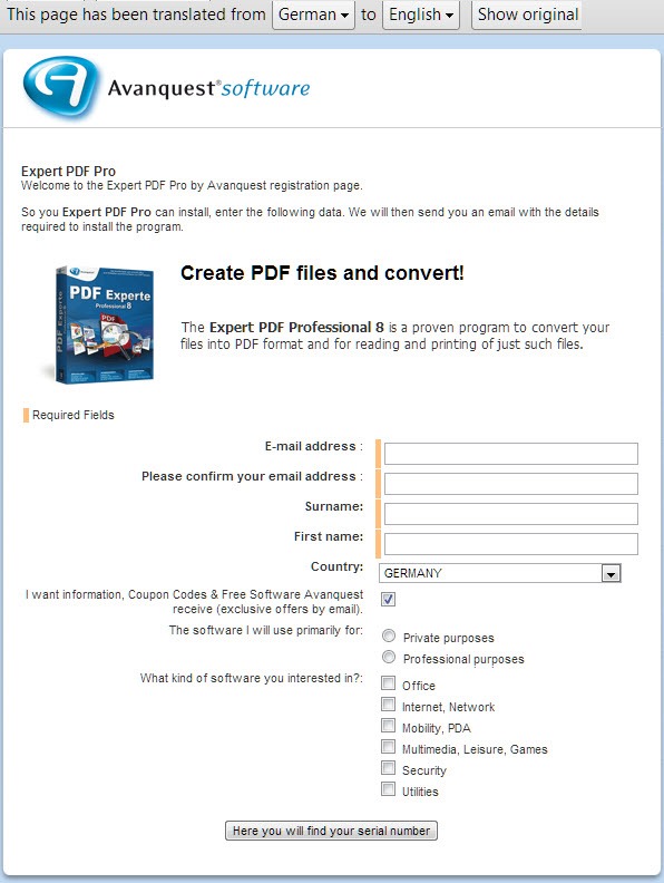 Expert pdf 10 professional serial key free