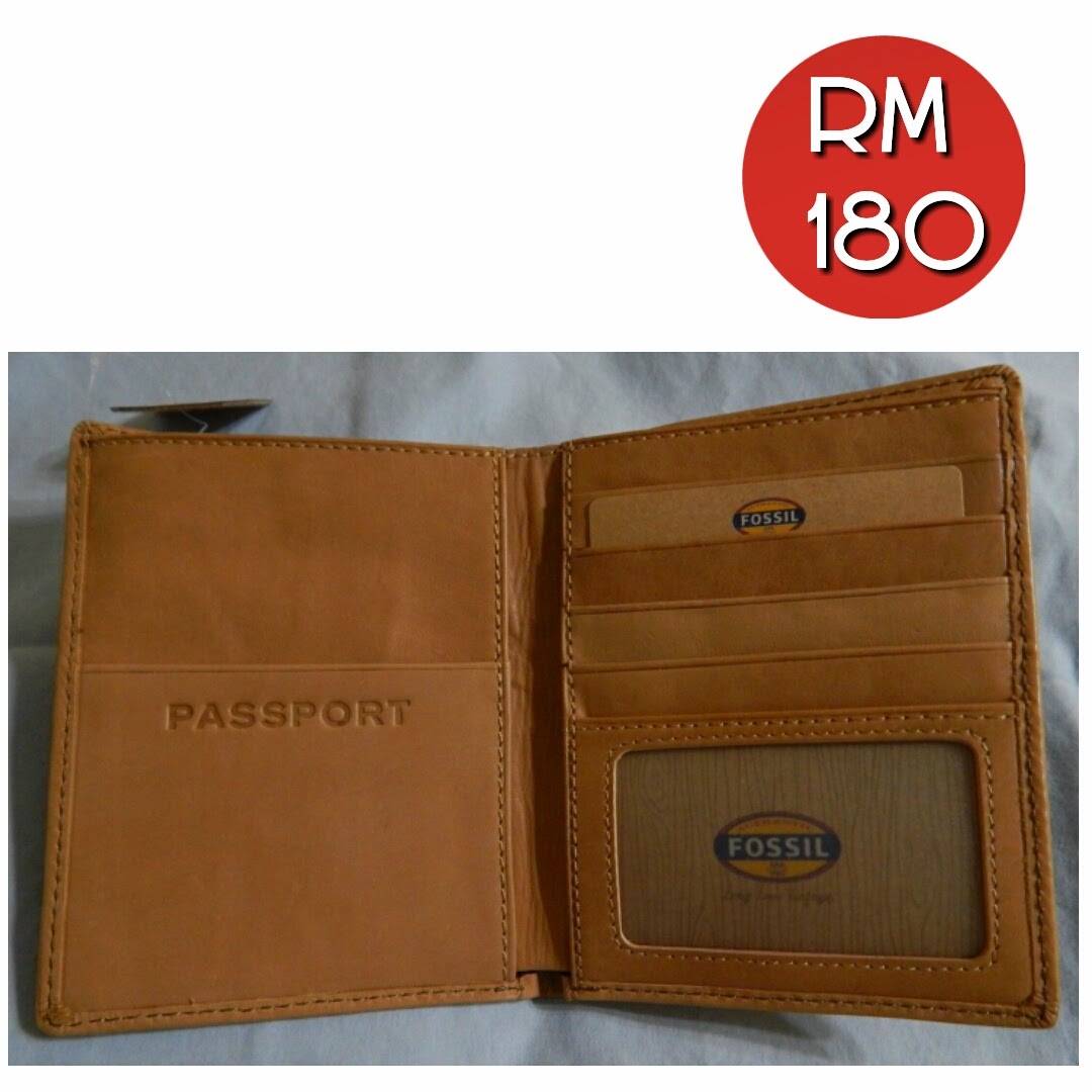 FOSSIL Marshall Passport Holder (Leather Light Tan) SOLD OUT