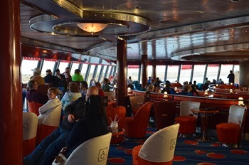 Norwegian Jewel Sailaway from the Port of New Orleans inside the Spinnaker Lounge