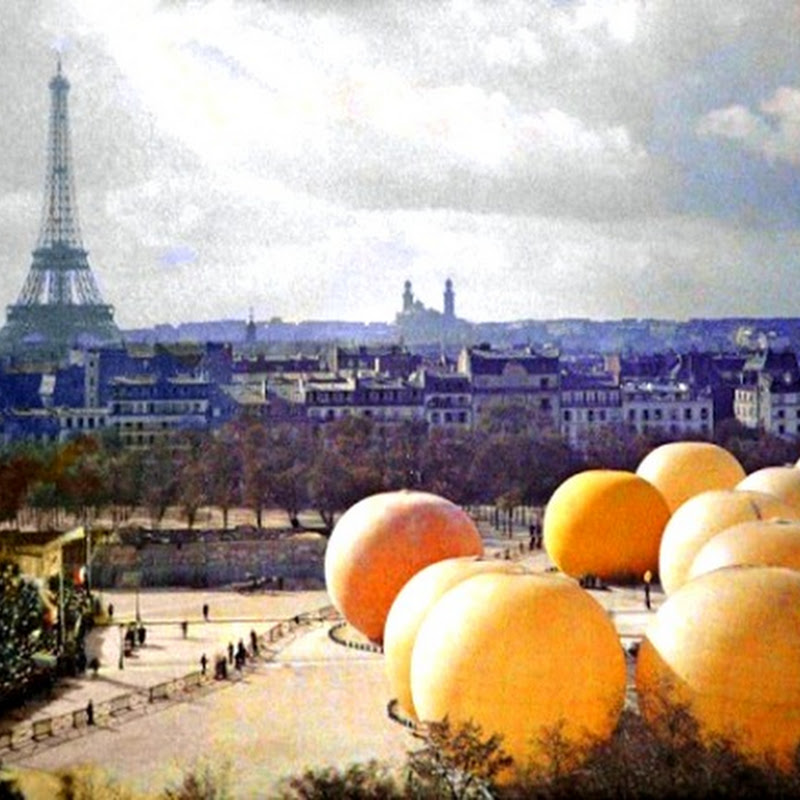 Цветной Париж начала XX века