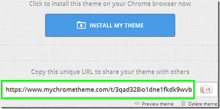 My Chrome Theme installare e condividere tema Chrome personalizzato