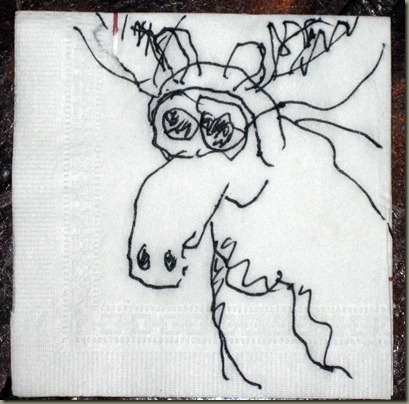 Moose Puppet Sketch 2