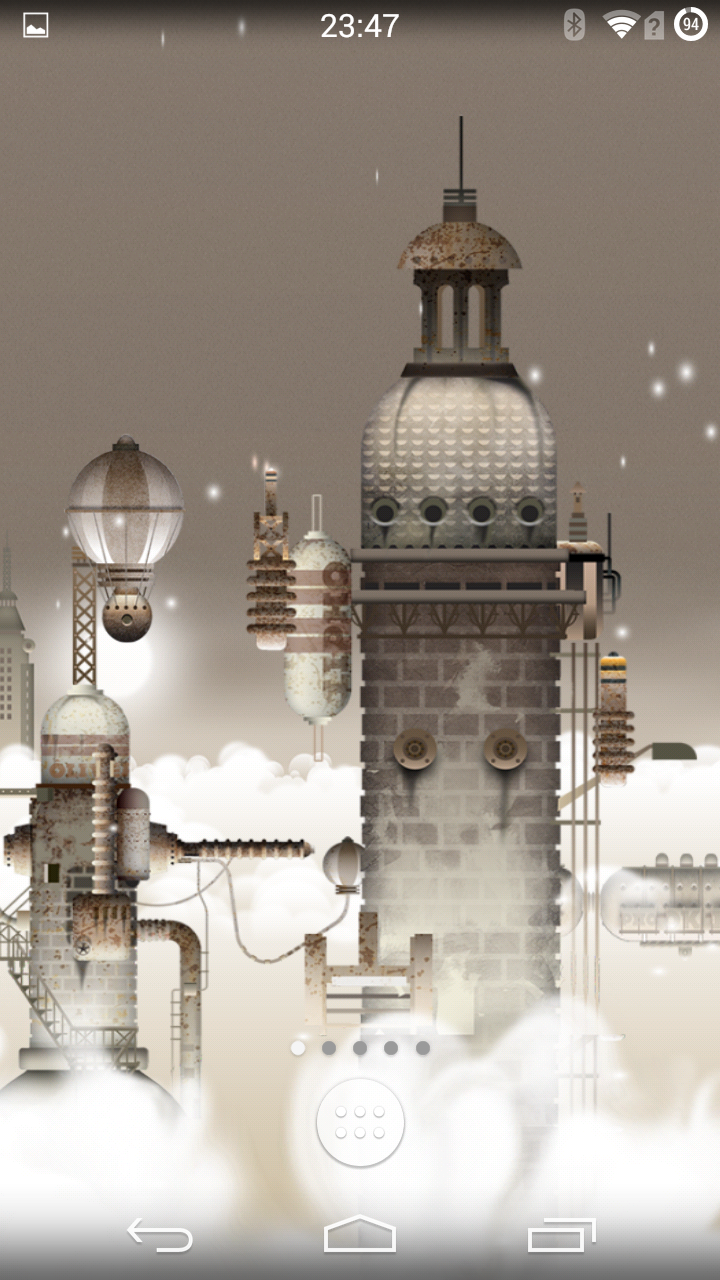 Steam sky LWP Screen 1