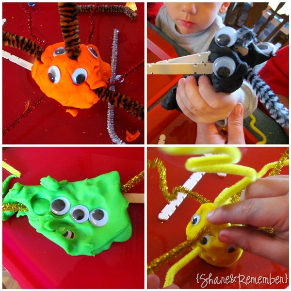Play Dough Monsters