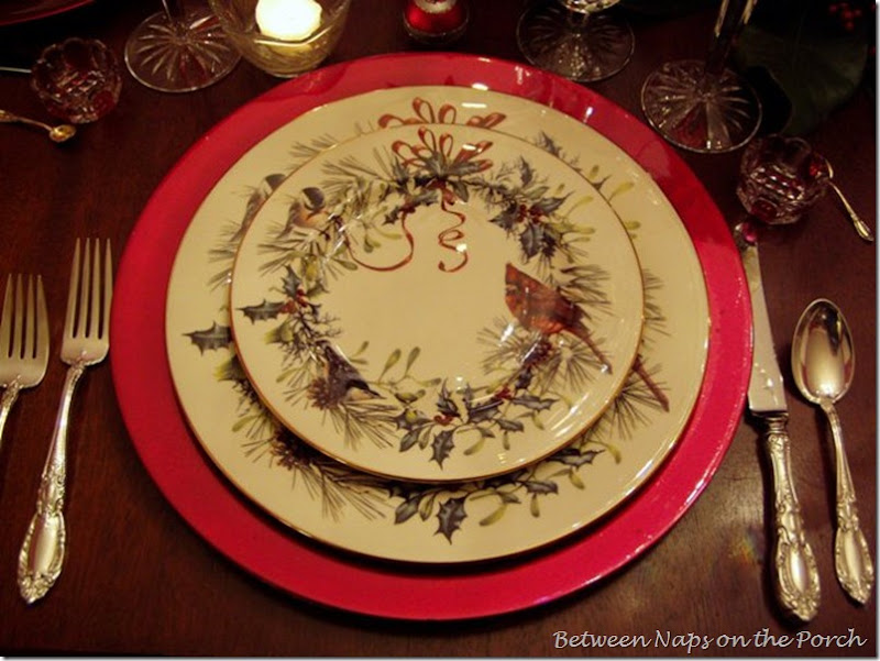 Christmas Tablescape with Lenox Winter Greetins
