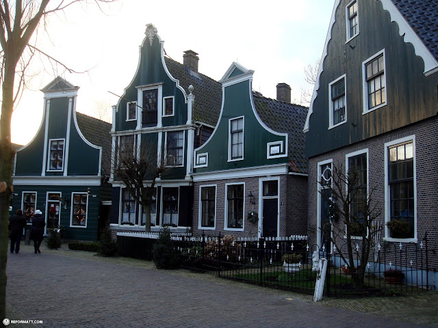 gorgeous houses at the zaanse schans in zaandam in Zaandam, Netherlands 